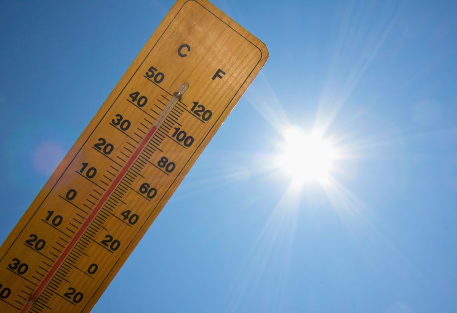 Hot temperatures